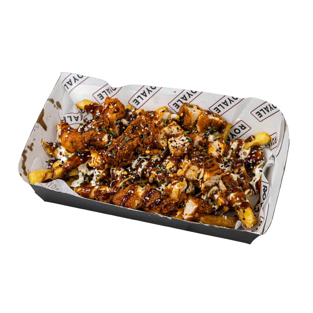 Hoisin Chicken Loaded Fries