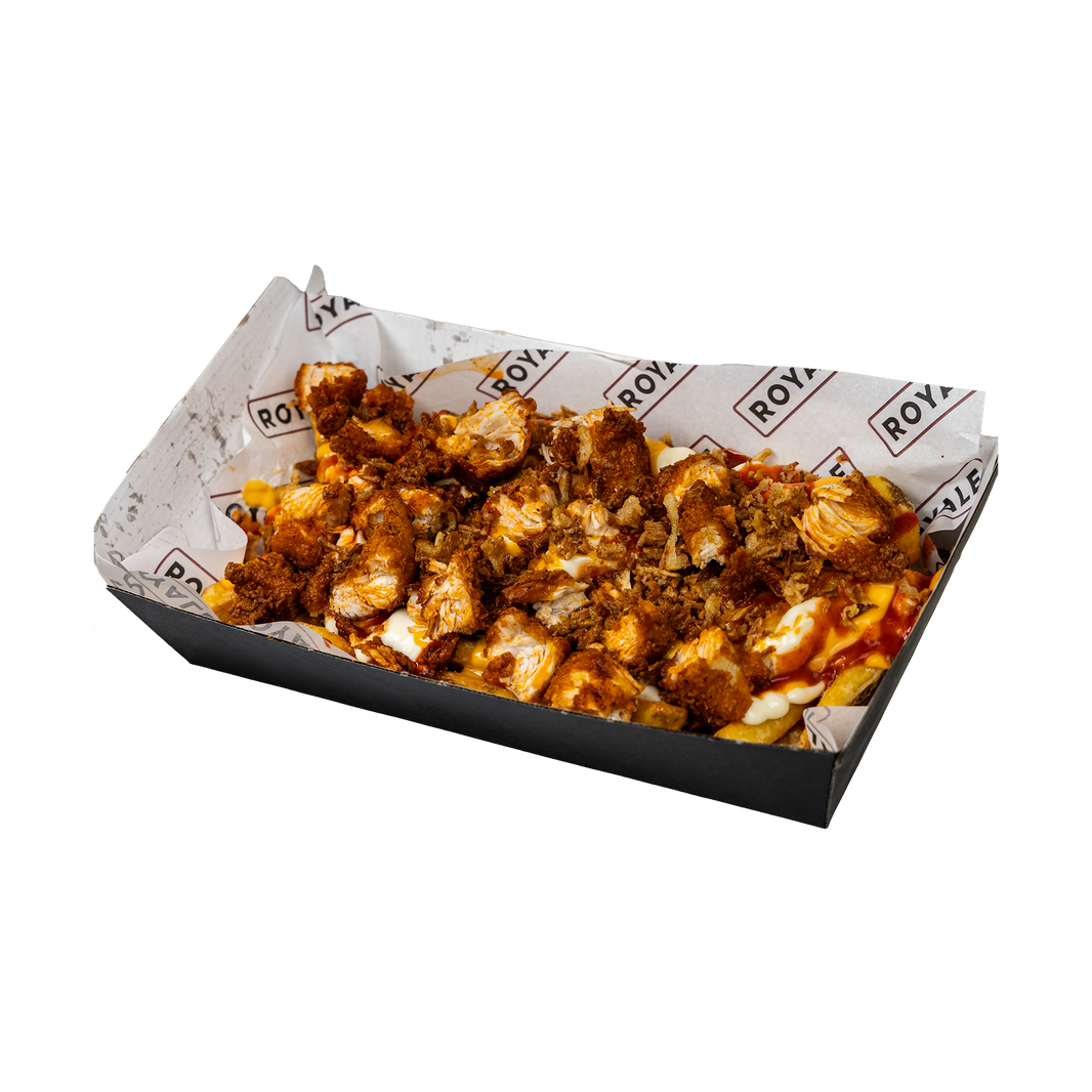 Sriracha Chicken Loaded Fries